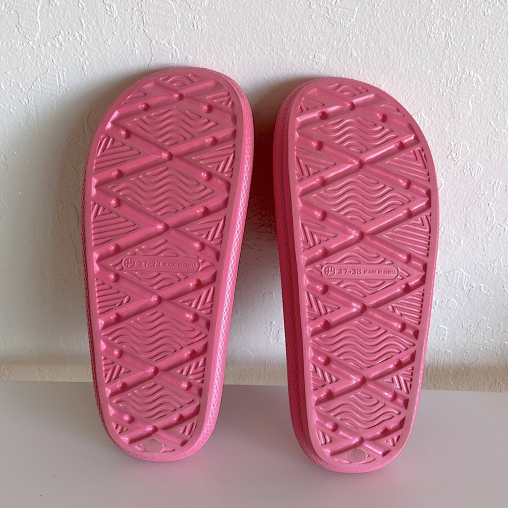 Platform Rubber Slide Sandals - Picture 7 of 10
